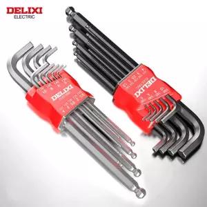 DELIXI 전기 알렌 렌치 육각 드라이 메트릭 토크 롱 타입 자전거 오토바이용