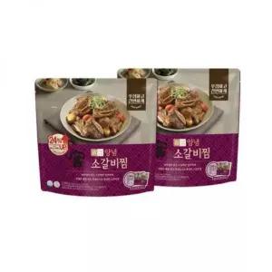 궁 양념 소갈비찜 1kg x 2 x 2 팩 hgb