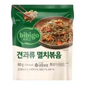비비고 견과류 멸치볶음 60g x 6개 hgb