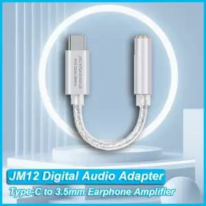 이동식앰프 스피커 JCALLY JM12 디지털 5MM DAC 케이블 변환기 헤드폰 스마트