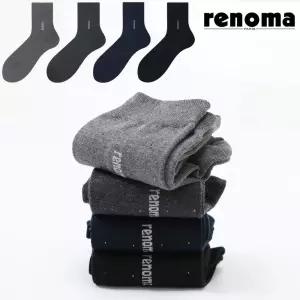 레노마 남성 도트 중목 신사정장양말 RM1303