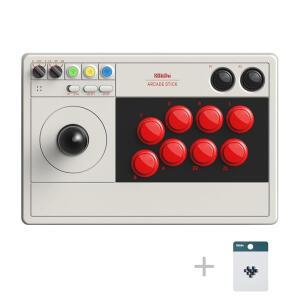 스위치 및 윈도우용 8Bitdo 아케이드 스틱 격투 지원 무선 블루투스 2.4G 수신기 유선 연결