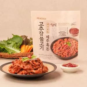 피코크 브랜드관 제주흑돈 고추장불고기 200g*2입
