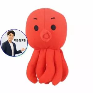 지금 필요한 바스락 강아 인형 애견 문어 삑삑이 1P 애착 놀이