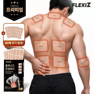 플렉시즈 프리미엄 근육관절패치 혼합형 42매+60매 손가락 붙이는 파스 무릎 허리
