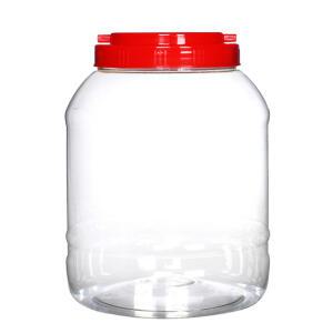 식품용기 4.4L(핸들)-1BOX/젓갈통/광구병/플라스틱통/페트용기/젓갈병/고추장통/단지/양념통/된장통