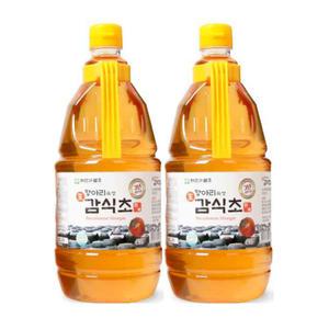자연과발효 3년숙성 자연발효 감식초 1.8L 2병 항아리숙성