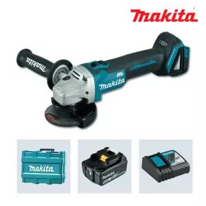 마끼다 18V 충전앵글그라인더 DGA404RTE 5.0Ah 배터리1팩 100mm(4인치)+전용케이스 절단 연마
