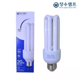 장수램프 장수램프 전구식 형광등 E26 EFTR EL20EX-D 20W