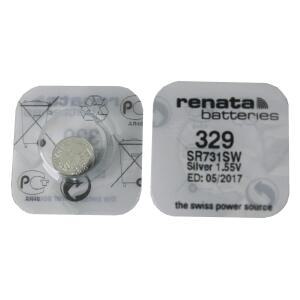 RENATA 레나타 시계배터리 329(SR731SW) - 1알 SILVER 배터리