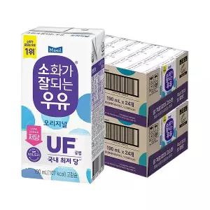 [보리보리/매일유업]매일 소화가 잘되는 우유 190ml 48팩