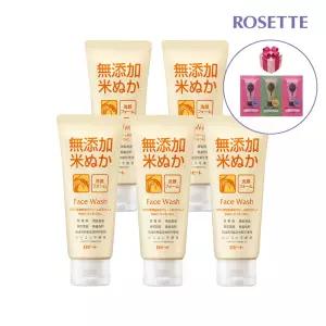 ROSETTE 로제트 무텐카 쌀 저자극 일본폼클렌징 일본세안제 5개