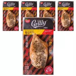 동원 그릴리 황금치킨 닭가슴살 블랙페퍼 105g x 5개