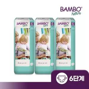 [밤보]그린 아기 기저귀 6단계 밴드형 대용량 1박스(40매x3팩)