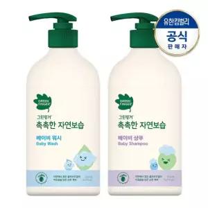 그린핑거 그린핑거 촉촉한 대용량 워시500ml+샴푸500ml