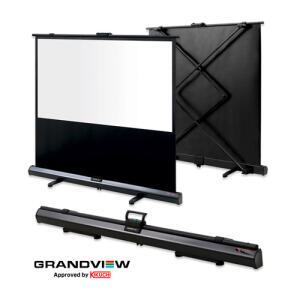 a1( 그랜드뷰 / GXP-100V / 자립형승강방식 / 4 :3 / 최고급포터블스크린 / 최경량슬림디자인)월드