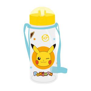 포켓몬스터 프리미엄 트라이탄 빨대물통 450ml 피카츄 어깨끈 물병 유아 어린이 물통 유치원 어린이집 물병 단체선물