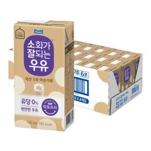 소화가잘되는우유 미숫가루, 190ml, 24개