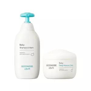 [궁중비책] 베이비 딥 모이스처크림 100ml + 베이비 샴푸&바스 350ml