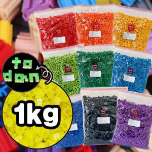 [오피스스쿨] 토단(TD) 야광 블럭 대용량 하비 디폼블록 1kg (0.8cm/1cm) 창의력발달 디폼블럭 하비블록