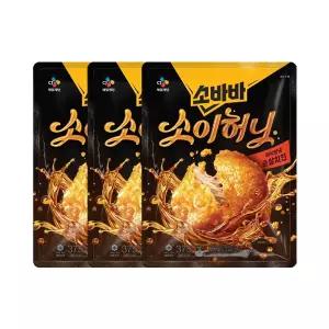 CJ 소바바치킨 소이허니 순살 375g, 3개