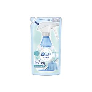 페브리즈 섬유탈취제 다우니 실내건조 프레시클린 향 320ml 리필 2개입