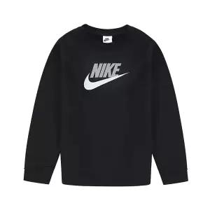 나이키 NSW 클럽 HBR K 키즈 아동 긴팔티 블랙 CV9297-011