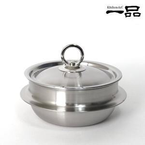 [키친아트] 일품 통5중 스테인레스 가마솥 16cm