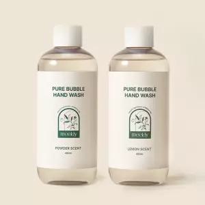 [미클리] 퓨어 버블 핸드워시 480ml x 2개 손세정제 리필