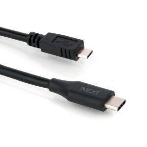 넥스트유 NEXT-1517TC USB-C TO 마이크로5핀 변환 OTG 케이블