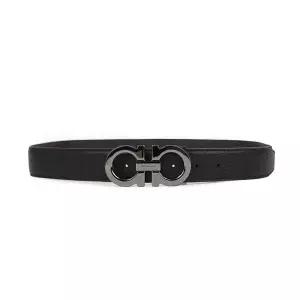 페라가모 간치니 리버서블 벨트 67-9710 0689134 (NERO/HICKORY)