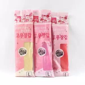 [알티피아]명진 손이 편한 고무장갑 대 L 작업용장갑 컬러고무장갑
