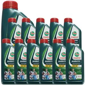 캐스트롤 마그네틱 SQ C3 5W30 1L x 12개 가솔린 디젤 엔진오일 MB 229.52 BMW LL-04 특수분자 100%합성유