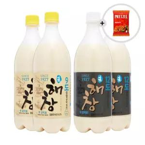 [품질보장] 해창주조 해창막걸리세트 12도x2병 9도x2병 총4병_프레첼 증정