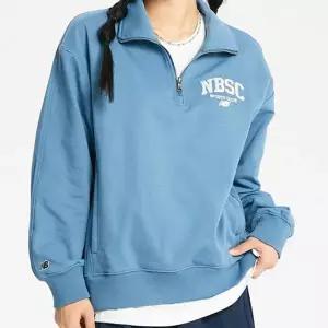 [뉴발란스] 매장판 공용 NBSC 반집업 맨투맨 NBNCD31823-50