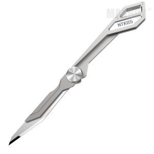 NITECORE 초소형 티타늄 키체인 나이프 미니 자기 방어 다기능 개폐식 사냥 캠프 낚시 예비 블레이드 NTK05