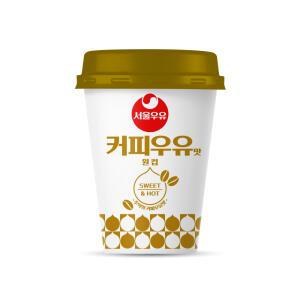 서울우유 커피우유 원컵  25gx12개 달콤 따끈함 맛나고 편리한 등산 공부 소풍간식 라떼 믹스커피