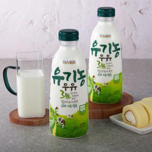 파스퇴르 유기농 우유 750ml 4개
