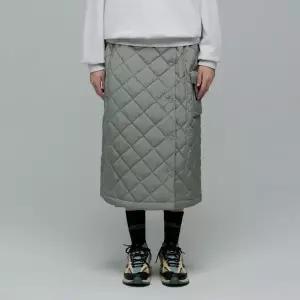 [정상가:159000원]내셔널지오그래픽 N244WSK110 여성 엘크 패딩 롱기장 스커트 LIGHT JADE
