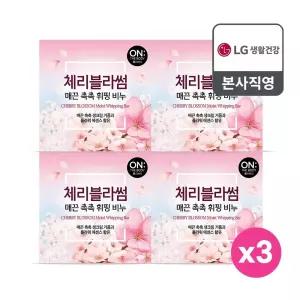온더바디 체리블러썸 휘핑 비누 90g 12입(4입*3개)