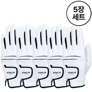 기가골프 반양피골프장갑 남성용(한손)_GA3918 5장세트