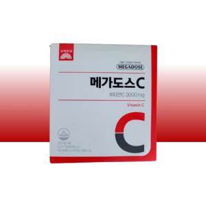 비티만씨 메가도스 3000 비타민C 100포 1개 고려은단 매가도스 C