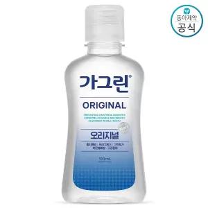 가그린 오리지널 가글 후레쉬민트 100ml 1개