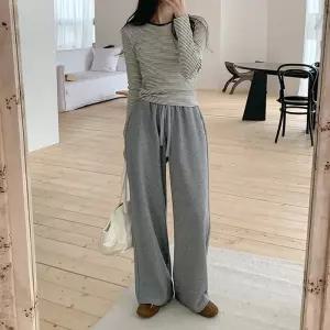[코코블랑] 소프트 와이드 스 밴딩팬츠(숏,롱)