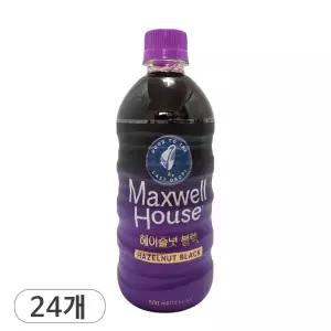 맥스웰하우스 헤이즐넛 블랙 500ml x 24개 커피 음료 로스팅