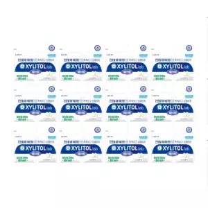 롯데 자일리톨 랩 워터링 리필 115g x12