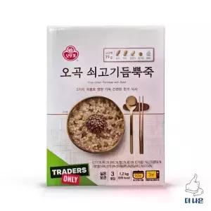 오뚜기 오곡 쇠고기 듬뿍죽 400g x 3입
