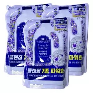 르샤트라 프리미엄 세탁세제 라벤더 리필 1.5L x 3개