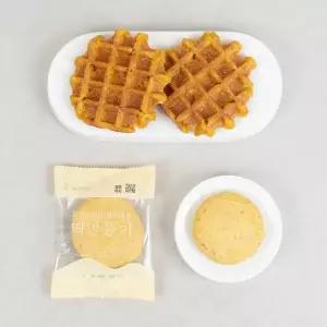 [마을기업싸리재]오트밀 와플생지 80g 5봉 무설탕 고구마 단호박 반죽