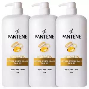메온셀 팬틴 데일리 극손상 케어 초대용량 샴푸, 컨디셔너 1200ml 3개 / 총 3.6L (손상모 윤기케어)